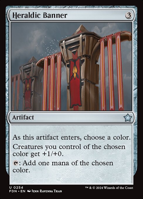Heraldic Banner - Foundations Uncommon Card