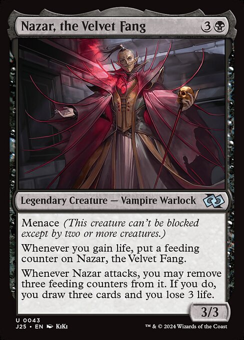 Nazar, the Velvet Fang - Foundations Jumpstart Uncommon Card