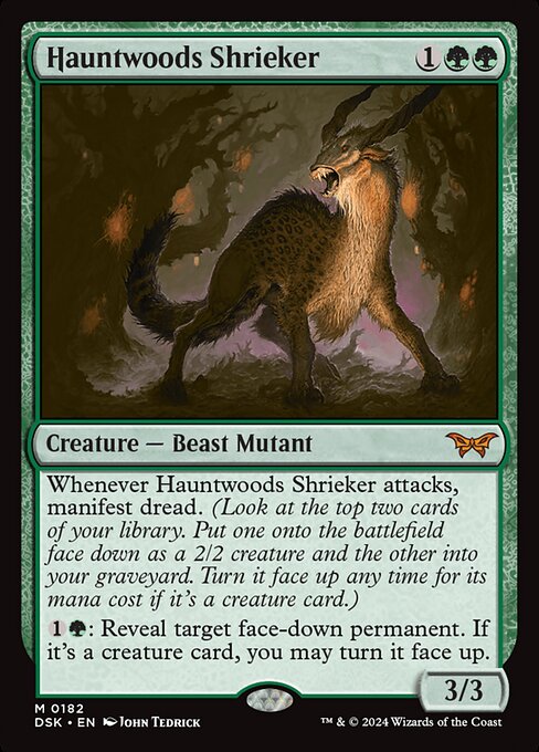 Hauntwoods Shrieker - Duskmourn: House of Horror Mythic Card