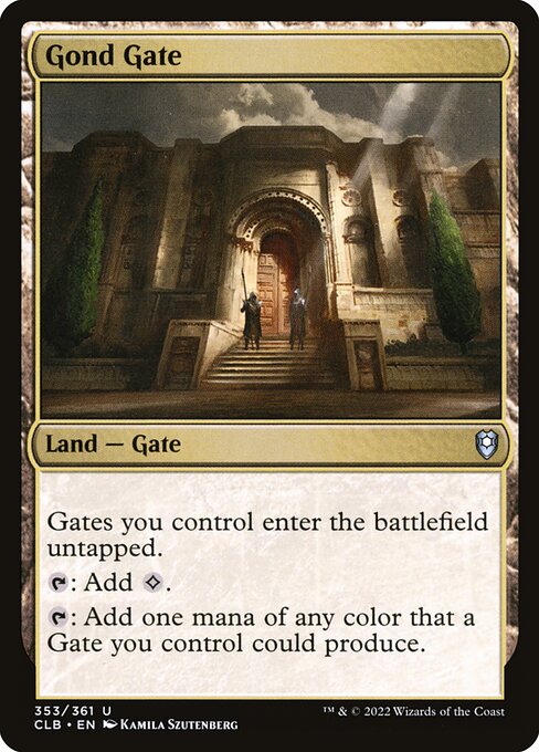 Gond Gate - Commander Legends: Battle for Baldur's Gate Uncommon Card