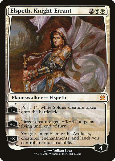 Elspeth, Knight-Errant - Modern Masters Mythic Card