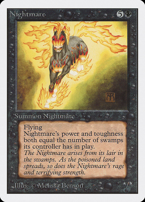 Nightmare - Unlimited Edition Rare Card