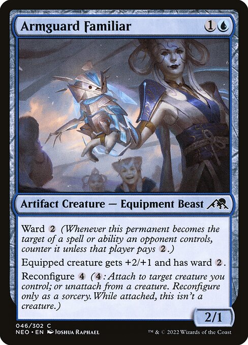 Armguard Familiar - Kamigawa: Neon Dynasty Common Card
