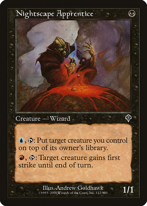 Nightscape Apprentice - Invasion Common Card
