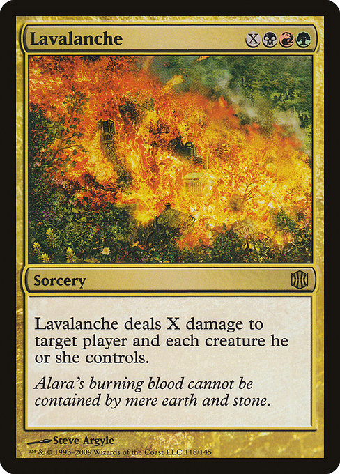 Lavalanche - Alara Reborn Rare Card