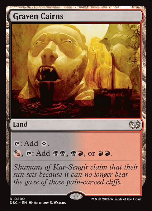 Graven Cairns - Duskmourn: House of Horror Commander Rare Card