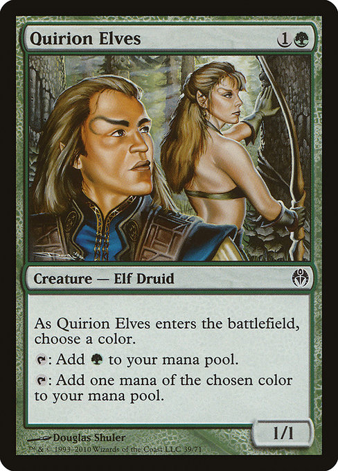 Quirion Elves - Duel Decks: Phyrexia vs. the Coalition Common Card