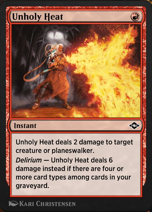 Unholy Heat - Jumpstart: Historic Horizons Common Card