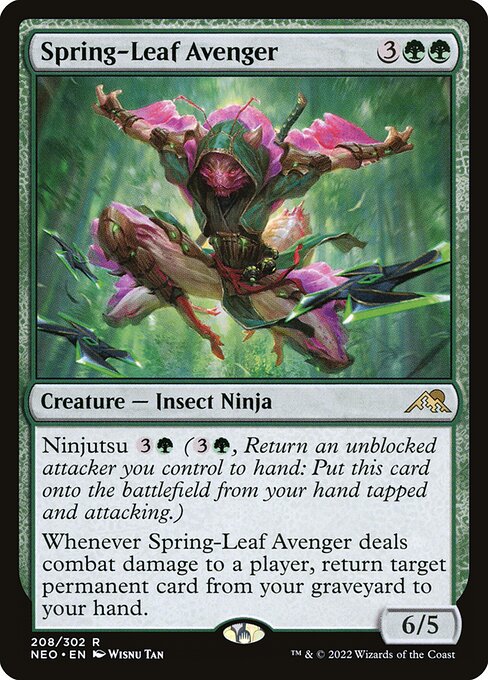 Spring-Leaf Avenger - Kamigawa: Neon Dynasty Rare Card