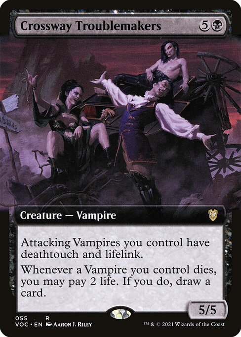 Crossway Troublemakers - Crimson Vow Commander Rare Card