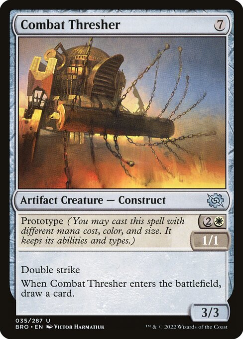 Combat Thresher - The Brothers' War Uncommon Card