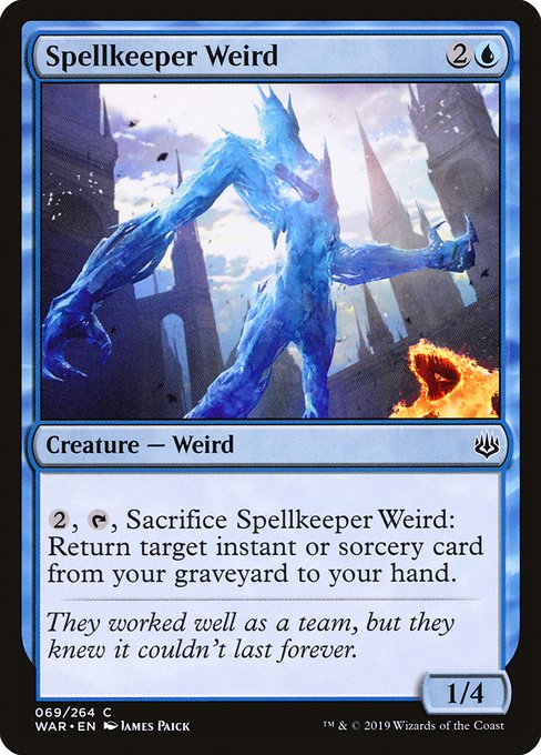 Spellkeeper Weird - War of the Spark Common Card