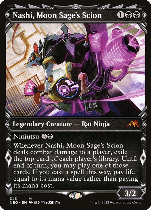 Nashi, Moon Sage's Scion - Kamigawa: Neon Dynasty Mythic Card