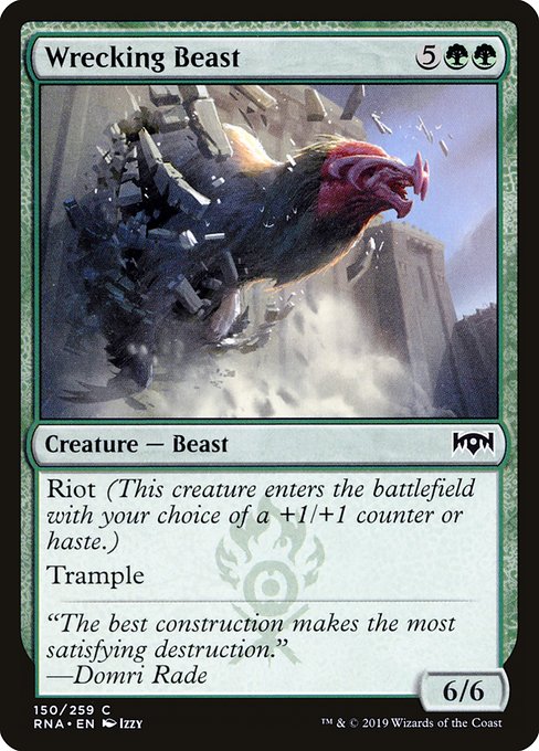 Wrecking Beast - Ravnica Allegiance Common Card