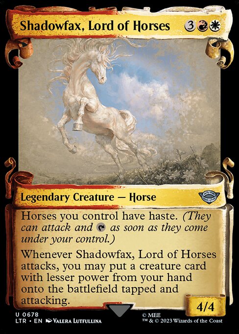 Shadowfax, Lord of Horses - The Lord of the Rings: Tales of Middle-earth Uncommon Card