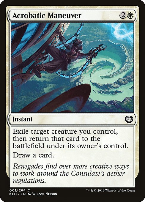 Acrobatic Maneuver - Kaladesh Common Card