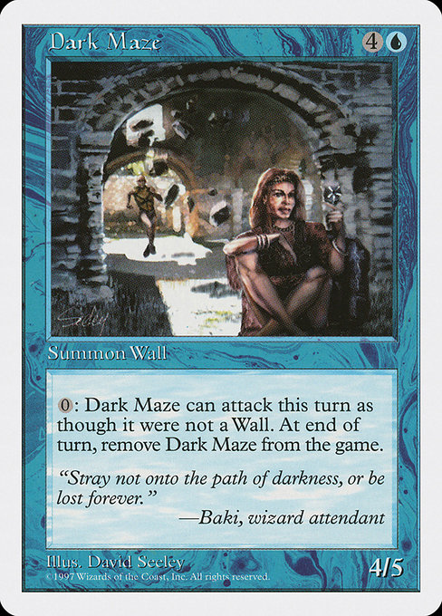 Dark Maze - Fifth Edition Common Card