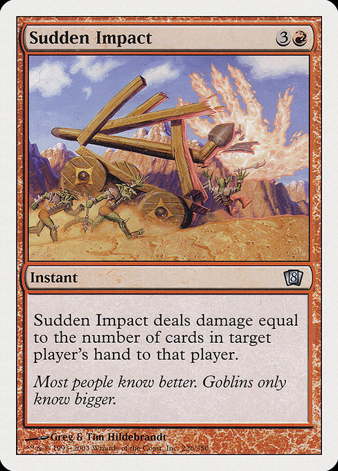 Sudden Impact - Eighth Edition Uncommon Card