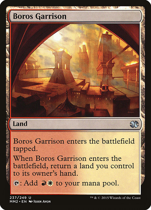 Boros Garrison - Modern Masters 2015 Uncommon Card