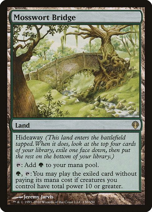 Mosswort Bridge - Archenemy Rare Card