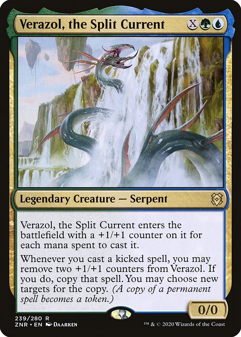 Verazol, the Split Current - Zendikar Rising Rare Card