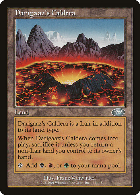Darigaaz's Caldera - Planeshift Uncommon Card