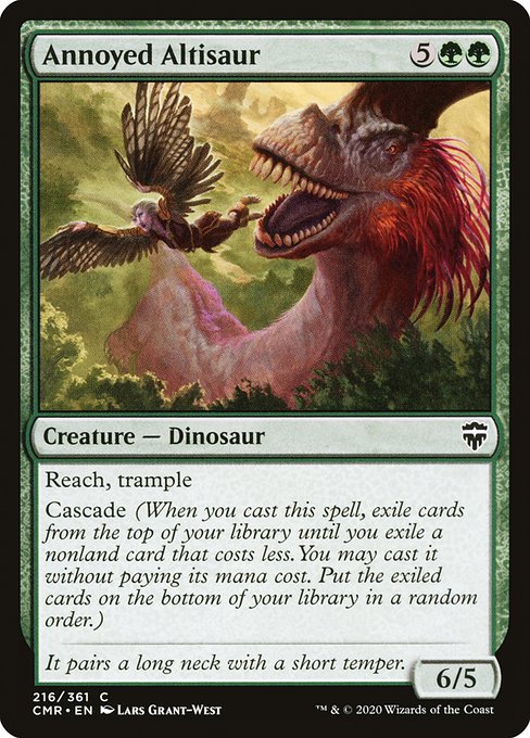 Annoyed Altisaur - Commander Legends Common Card