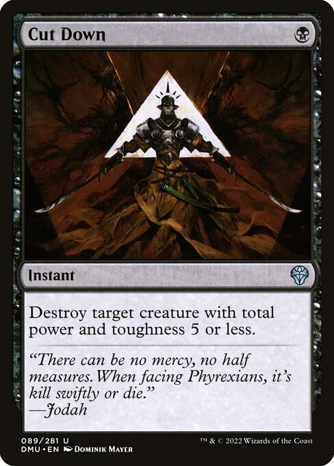 Cut Down - Dominaria United Uncommon Card
