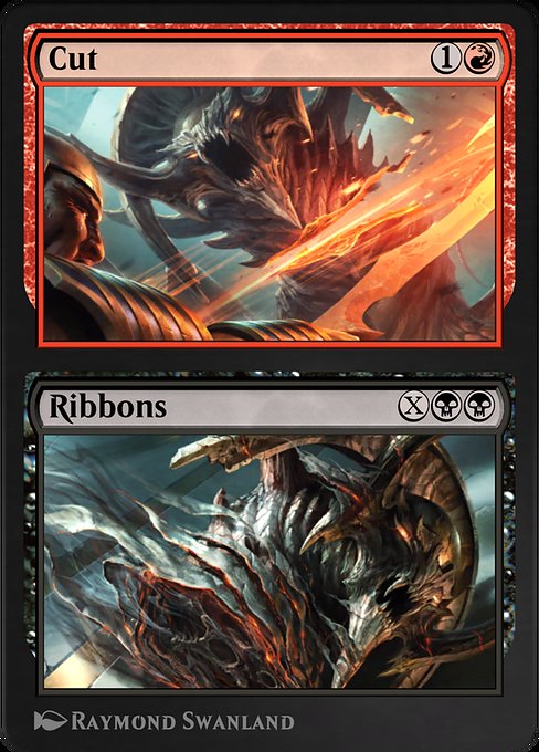 Cut // Ribbons - Amonkhet Remastered Rare Card