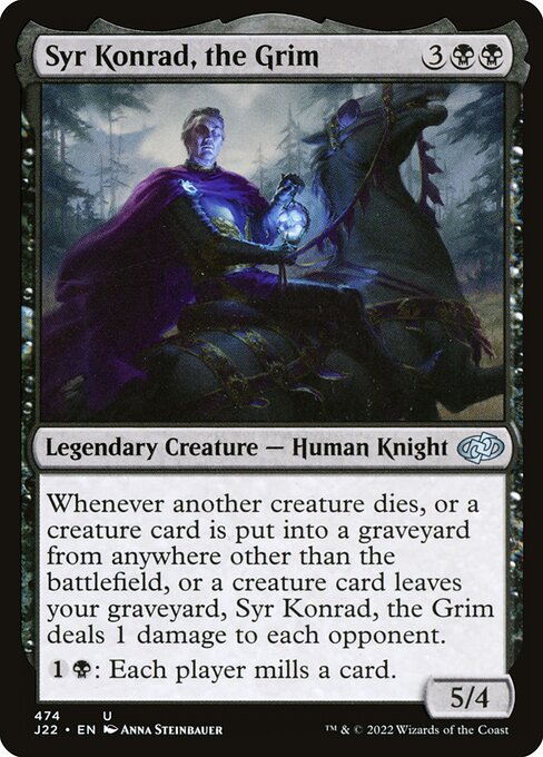Syr Konrad, the Grim - Jumpstart 2022 Uncommon Card