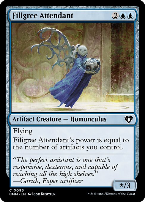 Filigree Attendant - Commander Masters Common Card