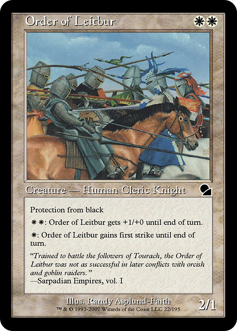 Order of Leitbur - Masters Edition Common Card