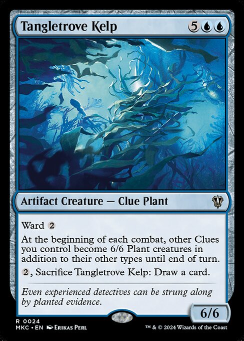 Tangletrove Kelp - Murders at Karlov Manor Commander Rare Card