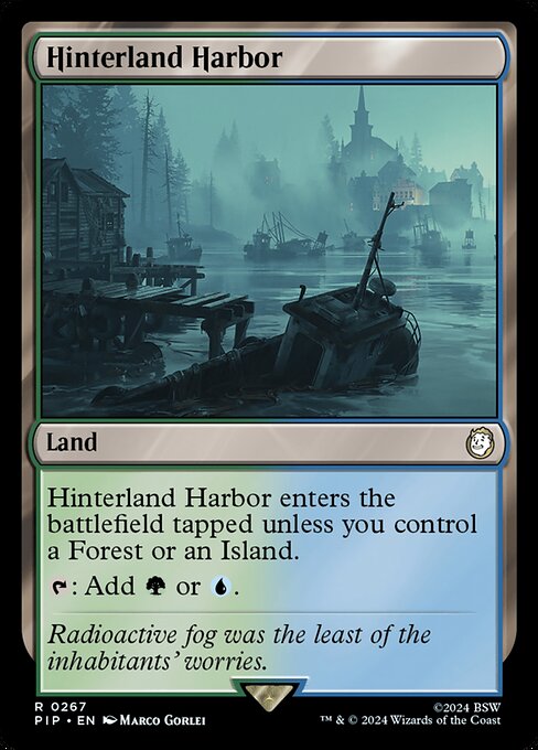 Hinterland Harbor - Fallout Rare Card