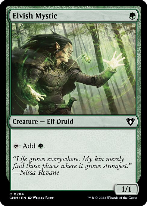 Elvish Mystic - Commander Masters Common Card