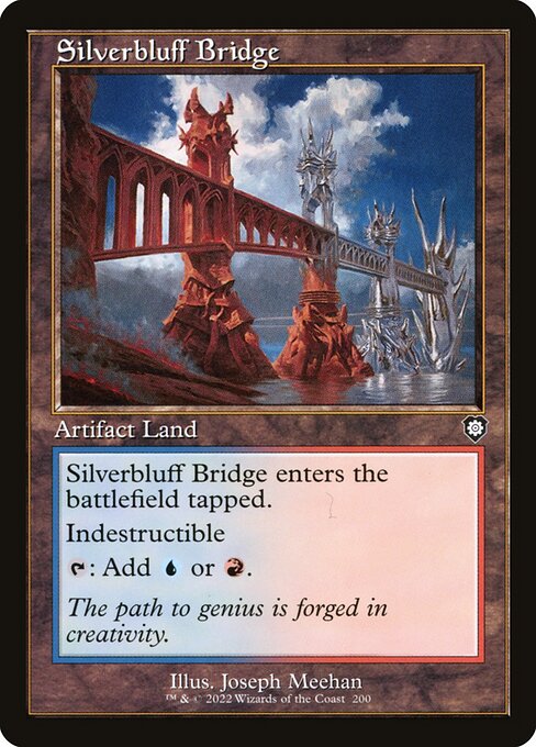 Silverbluff Bridge - The Brothers' War Commander Common Card