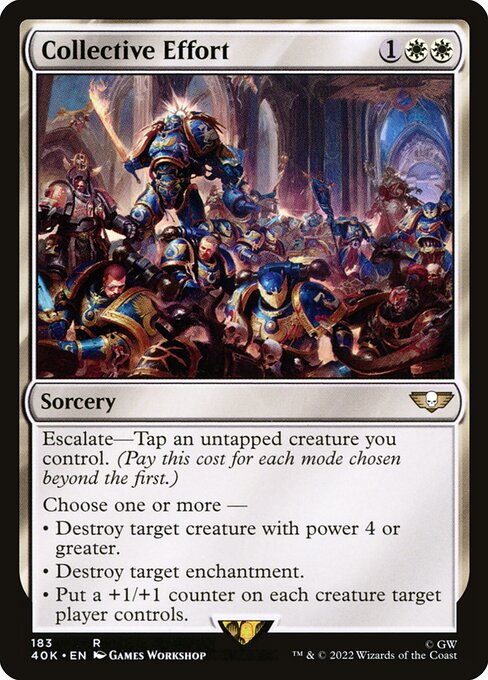 Collective Effort - Warhammer 40,000 Commander Rare Card