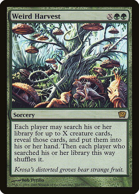 Weird Harvest - Ninth Edition Rare Card