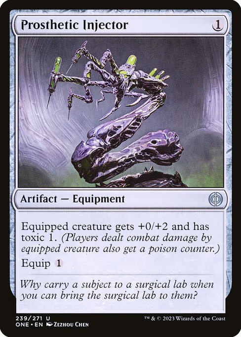 Prosthetic Injector - Phyrexia: All Will Be One Uncommon Card