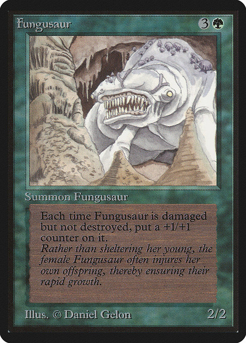 Fungusaur - Limited Edition Beta Rare Card