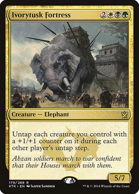 Ivorytusk Fortress - Khans of Tarkir Rare Card