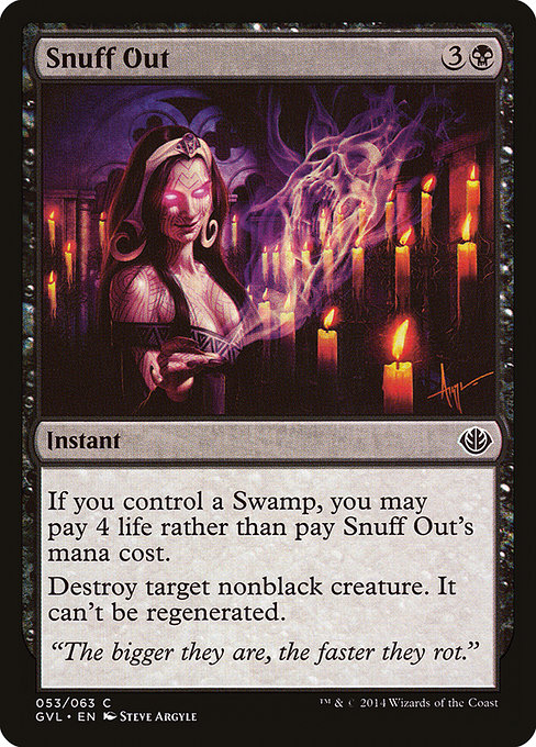 Snuff Out - Duel Decks Anthology: Garruk vs. Liliana Common Card