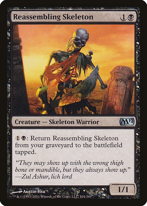 Reassembling Skeleton - Magic 2012 Uncommon Card