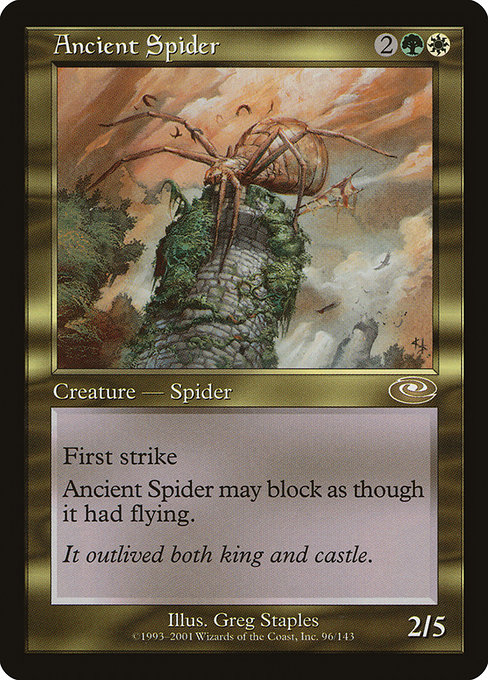 Ancient Spider - Planeshift Rare Card