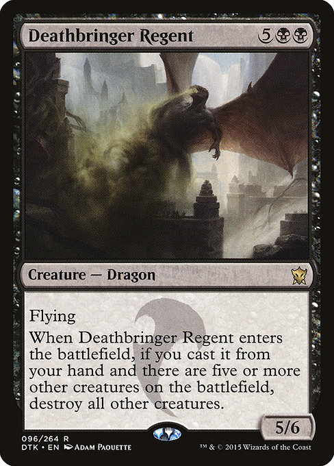 Deathbringer Regent - Dragons of Tarkir Rare Card