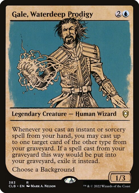 Gale, Waterdeep Prodigy - Commander Legends: Battle for Baldur's Gate Rare Card