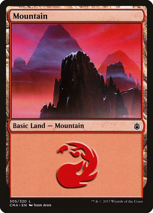 Mountain - Commander Anthology Common Card