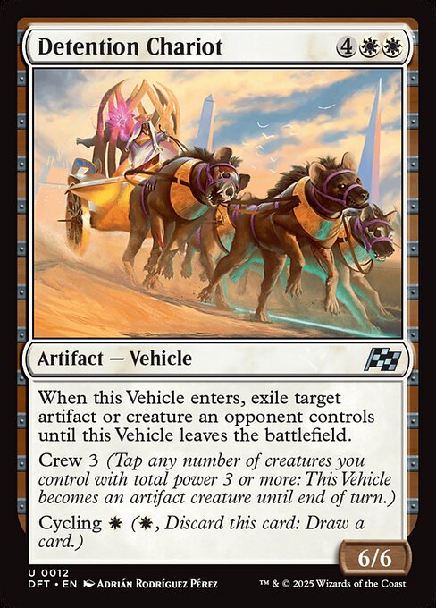 Detention Chariot - Aetherdrift Uncommon Card