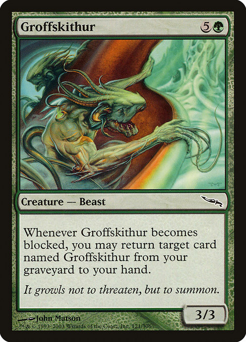 Groffskithur - Mirrodin Common Card