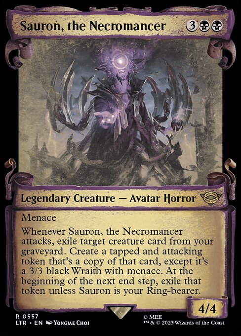 Sauron, the Necromancer - The Lord of the Rings: Tales of Middle-earth Rare Card